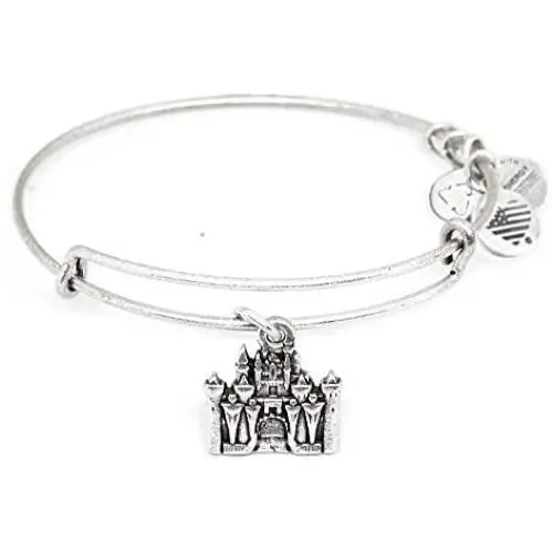 Alex and ANI Disney Parks Sleeping Beauty Castle Figural Bangle - Princess Aurora Enchanted Castle - Charm Bracelet Jewelry Gift (Silver Finish) Alex and ANI Disney Parks Sleeping Beauty Castle Figural Bangle - Princess Aurora Enchanted Castle - Charm Bracelet Jewelry Gift (Silver Finish)