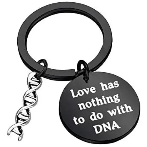 Zuo Bao Step Parent Jewelry for Step Children Love Has Nothing to Do with DNA Daughter/Mother in Law Keychain Birthday Keyring Gift for Stepmom,Stepdad,Stepson,Stepdaughter Zuo Bao Step Parent Jewelry for Step Children Love Has Nothing to Do with DNA Daughter/Mother in Law Keychain Birthday Keyring Gift for Stepmom,Stepdad,Stepson,Stepdaughter
