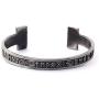 HAQUIL Viking Jewelry Metal Alloy Runes Cuff Bracelet for Men and Women