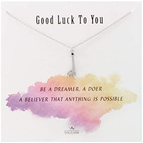 Soulink Good Luck Friendship Dainty Pendant Necklace Lucky Charms Choker Jewelry
