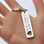 Couple Keychain Quote Gift I’ll Love You With All The Madness In My Soul Keychain Valentines day Jewelry
