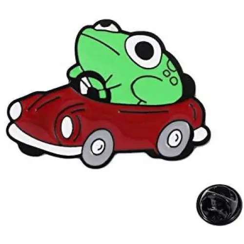 Novelty Animal Frog Enamel Pin - Cute Mushroom Plant Lapel Pins Badge Brooch Jewelry Accessory for Bags Clothes Caps Novelty Animal Frog Enamel Pin - Cute Mushroom Plant Lapel Pins Badge Brooch Jewelry Accessory for Bags Clothes Caps