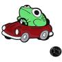 Novelty Animal Frog Enamel Pin - Cute Mushroom Plant Lapel Pins Badge Brooch Jewelry Accessory for Bags Clothes Caps