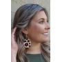 Wremily 16 Pairs Leather Earrings for Women Teardrop Leaf Leopard Print Drop Earrings Lightweight Dangle Earrings Set