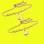 AKTAP Gift for Aunt Necklace Auntie And Niece Love Heart Pendant Necklace Gifts for Aunt from Niece Nephew