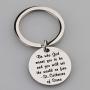 BEKECH Inspirational Gifts Be Who God Meant You to Be and You Will Set The World On Fire Keychain Faith Jewelry Best Friend Encouragement Gift