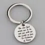 BEKECH Inspirational Gifts Be Who God Meant You to Be and You Will Set The World On Fire Keychain Faith Jewelry Best Friend Encouragement Gift