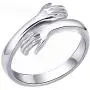 LEOBELLA 925 Sterling Silver Couple Hug Ring for Women Girls Men Silver Hugging Hands Open Ring Jewelry Hug Hands Lover Rings Wedding Bands LEOBELLA 925 Sterling Silver Couple Hug Ring for Women Girls Men Silver Hugging Hands Open Ring Jewelry Hug Hands Lover Rings Wedding Bands