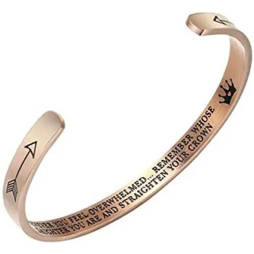 Phoenix Angela Open Cuff Bracelet Gift,Stainless Steel Engraved Inspirational Bracelets,Sister Daughter Granddaughter You Are and Straighten Your Crown,Cuff Bangle Jewelry Gifts for Sisters Girls Women Kids. Phoenix Angela Open Cuff Bracelet Gift,Stainless Steel Engraved Inspirational Bracelets,Sister Daughter Granddaughter You Are and Straighten Your Crown,Cuff Bangle Jewelry Gifts for Sisters Girls Women Kids.