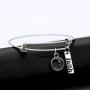 Uloveido Christian Bracelet Faith Bracelet Mustard Seed Faith Adjustable Bangle Religious Jewelry Gifts for Men and Women 2.5 inch
