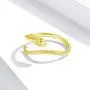 yfstyle Snake Ring Open Adjustable Ring 18K Gold Plated Fashion Gold Mens Rings Snake Plain Ring Vintage Jewelry Rings for Women Men Cute Dainty Gold Snake Ring for Men