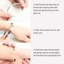JQFEN Big Sister Little Sister Bracelets Jewelry 2 Pcs Cuff Bangles for Sister Friends Daughter