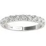 Vaarya 14K White Gold Diamond Wedding Band (1/2 Ct tw, AGS Certified GH+/SI2-I1+)