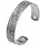 Magnetic Celtic Knot Viking Crow Cuff Bracelet Bangle Stainless Steel Health Care Jewelry for Men (antique silver)