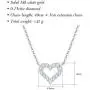 Carleen Solid Real Gold Round Diamond Small Tiny Love Open Heart Dainty Pendant Necklace Delicate Jewelry for Women Girls, 16+2'' Solid Gold Chain Carleen Solid Real Gold Round Diamond Small Tiny Love Open Heart Dainty Pendant Necklace Delicate Jewelry for Women Girls, 16+2'' Solid Gold Chain