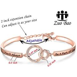 Zuo Bao Coworker Leaving Gift Boss Going Away Bracelet Youll Always Be A Part of Us We Will Miss You Gift for Friend Boss Mentor Coworker Retirement Jewelry