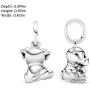 Pandora Jewelry Labrador Puppy Dog Dangle Sterling Silver Charm