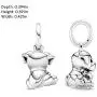 Pandora Jewelry Labrador Puppy Dog Dangle Sterling Silver Charm