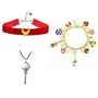 3Pack Sailor Moon Choker Necklace Charm Pendant with Cosplay Bracelet