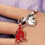 SEIRAA Delta Sigma Theta Sorority Gifts Elephant Delta Charm Key Chain DST Jewelry for For Women Girls