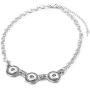 Snap Jewelry Mini 12mm Designer Necklace Length 18'' Holds Triple - 3 Mini Snaps My Prime Gifts