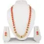 Efulgenz Boho Indian Bollywood Antique Gold Plated Faux Pearl Beaded Bridal Wedding Strand Statement Necklace Earrings Jewelry Set (Color Options)