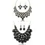LOYALLOOK Fashion Bib Chunky Necklace Floating Bubble Collar Necklaces Teardrop Earring Necklace Vintage Statement Jewelry Set,4 Set LOYALLOOK Fashion Bib Chunky Necklace Floating Bubble Collar Necklaces Teardrop Earring Necklace Vintage Statement Jewelry Set,4 Set