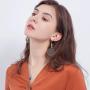 36 Pairs Bohemian Tassel Earrings Set Vintage National Style Leather Heart Shape Earrings Acrylic Stud Hoop Drop Dangle Earrings for Women Girls Valentines Day Birthday Gifts