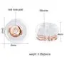 Real 14K Gold Earring Backs Hypoallergenic Soft Clear Silicone Earrings Backings Replacements Secure Safety for Studs (1 pair)