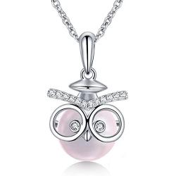 Graduation Gifts for Her Owl Necklace Made with Swarovski Pearls Graduation Gifts for High School College Graduates