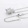 AINUOSHI 18K Gold Plated Sterling Silver 2 Carat Cubic Zirconia Asscher Cut Solitaire Pendant Necklace, 18'' AINUOSHI 18K Gold Plated Sterling Silver 2 Carat Cubic Zirconia Asscher Cut Solitaire Pendant Necklace, 18''