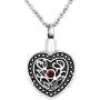 CoolJewelry Urn Necklace for Ashes Love Heart Pendant Birthstone Flower Cremation Memorial Keepsake Stainless Steel Jewelry with Fill Kit CoolJewelry Urn Necklace for Ashes Love Heart Pendant Birthstone Flower Cremation Memorial Keepsake Stainless Steel Jewelry with Fill Kit