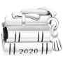 EVESCITY 925 Sterling Silver Year 2020 Twenty Twenty Beads for Charm Bracelets Best Jewelry New Years Resolution Gifts for Her