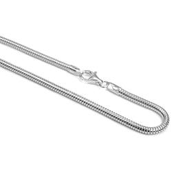 Amber by Graciana Sterling Silver Real 3mm Snake Chain