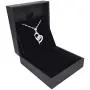 You Are the Only One in My Heart [Purple] Sterling Silver Pendant Necklace