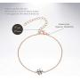 PAVOI 14K Gold Plated 925 Sterling Silver Cubic Zirconia Solitaire Diamond Bracelet | Bridesmaid Bracelets | Gold Bracelets for Women