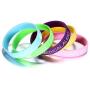JF.JEWELRY Type 1 Diabetes Medical Alert ID Silicone Bangle Bracelet for Kids 7.5 inches Pack of 5