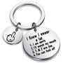 ENSIANTH Funny Sarcastic Gift I Know I Swear A lot I Am Very Sorry Ill Try to Be Good Keychain Rude Gift Best Friend Birthday Gift