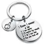 ENSIANTH Funny Sarcastic Gift I Know I Swear A lot I Am Very Sorry Ill Try to Be Good Keychain Rude Gift Best Friend Birthday Gift