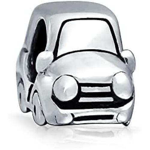 Soccer Mom Suv Jeep Automobile Car Charm Bead For Women Mother Wife Oxidized .925 Sterling Silver Fits European Bracelet