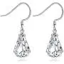 Sllaiss Made with Swarovski Crystals Teardrop Dangle Earrings for Women 925 Sterling Silver French Hook Earrings Hypoallergenic Jewelry Gift Sllaiss Made with Swarovski Crystals Teardrop Dangle Earrings for Women 925 Sterling Silver French Hook Earrings Hypoallergenic Jewelry Gift