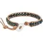 AeraVida Cultured Freshwater Black Pearl Nude Leather Bracelet AeraVida Cultured Freshwater Black Pearl Nude Leather Bracelet
