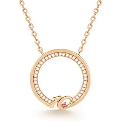 CDE 925 Sterling Silver 5th 10th 15th 16th 17th 18th 19th Birthday Gift Necklace Mothers Day Jewelry Gifts for Women Wife Girl Daughter Girlfriend Wedding Anniversary