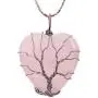SUNYIK Natural Gemstone Tree of Life Pendant Necklace for Women, Handmade Copper Wire Wrapped Heart Love Healing Reiki Crystal Jewelry SUNYIK Natural Gemstone Tree of Life Pendant Necklace for Women, Handmade Copper Wire Wrapped Heart Love Healing Reiki Crystal Jewelry