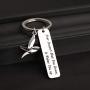 TIIMG Divergent Inspired Gift Inspirational Keychain Fear Doesnt Shut You Down it Wakes You Up Divergent Fans Gift