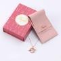 Fadilo Pendant Necklaces for Women Sterling Silver Necklaces Planet Smile Heart Adjustable Jewelry Gift for Women Wedding Mothers Day