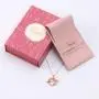 Fadilo Pendant Necklaces for Women Sterling Silver Necklaces Planet Smile Heart Adjustable Jewelry Gift for Women Wedding Mothers Day
