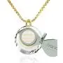 NanoStyle Serenity Prayer Necklace Inspirational Pendant Inscribed in 24k Gold on Round CZ, 18'' Gold Filled Chain NanoStyle Serenity Prayer Necklace Inspirational Pendant Inscribed in 24k Gold on Round CZ, 18'' Gold Filled Chain