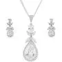 Miss Rabbit Crystal Jewelry Set for Women Necklace and Earrings with Elegant Box, Wedding Jewelry Set, Shinny White Gold Plated Jewelry Sets Miss Rabbit Crystal Jewelry Set for Women Necklace and Earrings with Elegant Box, Wedding Jewelry Set, Shinny White Gold Plated Jewelry Sets