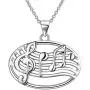 Music Note Necklace Earrings Ring Women Girls Treble Clefe Necklace and Earrings Set Musical Symbols Jewelry Music Lover Gift for Birthday Anniversay …
